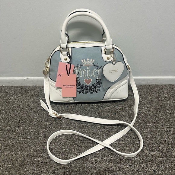 Juicy Couture Handbags - NEW Juicy Couture Denim Heritage Satchel